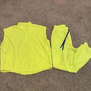 Figs Bright Yellow Women's Set